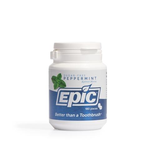 Epic Xylitol Dental Mints for Fresh Breath & Cavity Prevention - Sugar-Free Oral Care for Teeth Whitening & Gum Health - Perfect for Travel, Office & After Meals