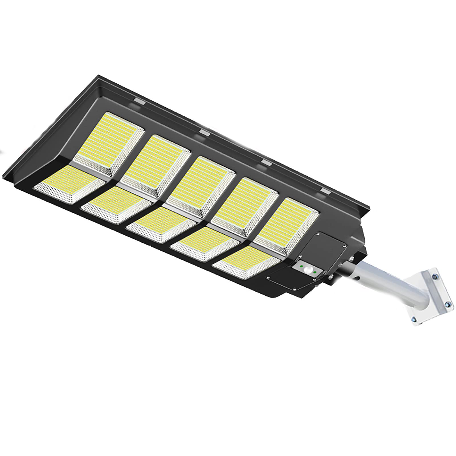 HYTC 1000W-2000W Solar Powered Outdoor Security Flood Lights with Auto On/Off & Dusk to Dawn Sensor - Perfect for Yard, Garden, Street, Basketball Court Lighting | Weatherproof Solar Street Lights for Home & Commercial Use