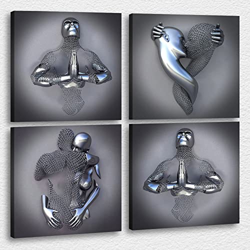 4 Piece 3d Canvas Print-10