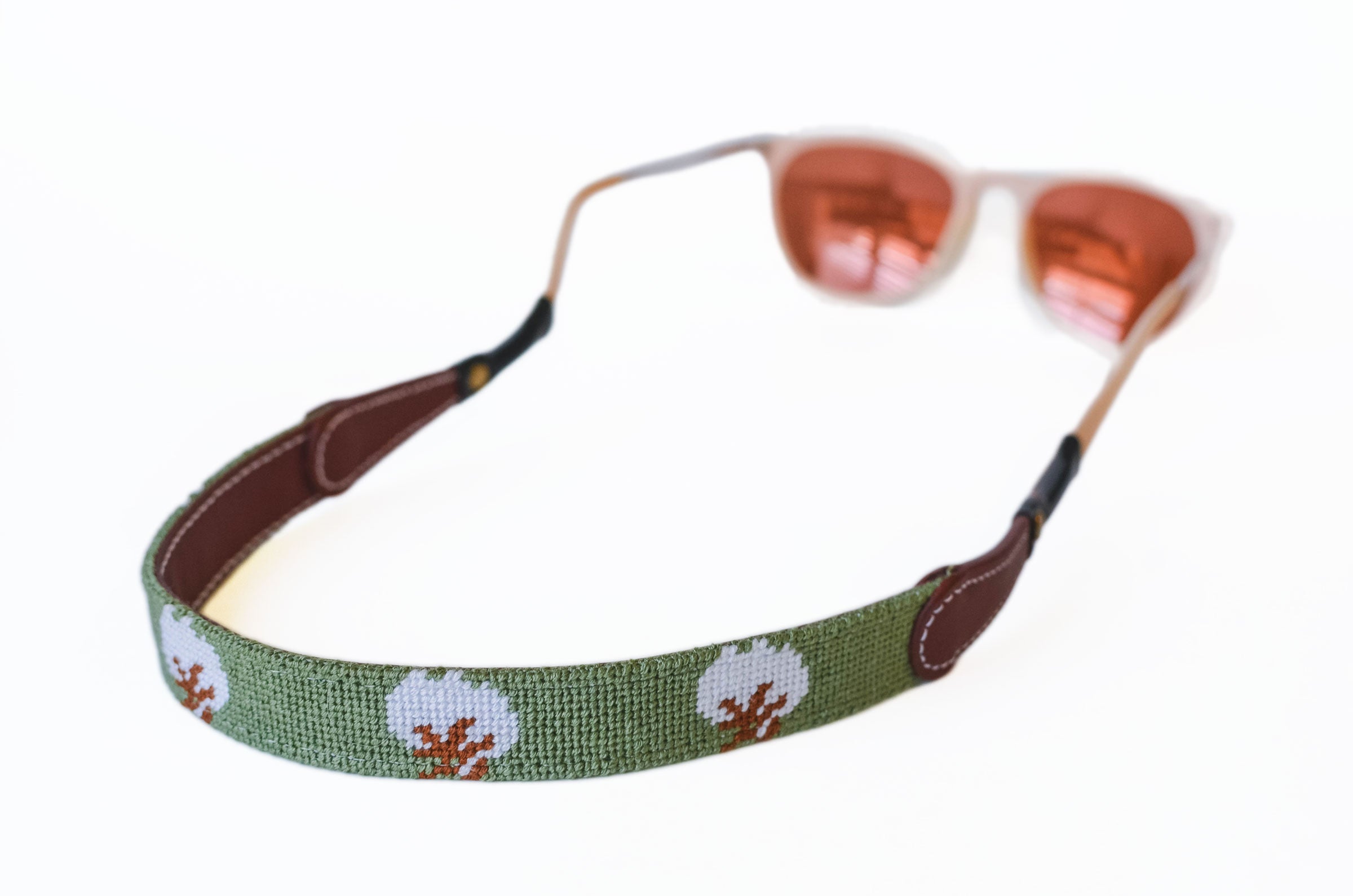 Cotton Needlepoint Sunglass Straps - Adjustable Eyewear Retainer for Men & Women - Perfect for Running, Hiking, and Outdoor Activities