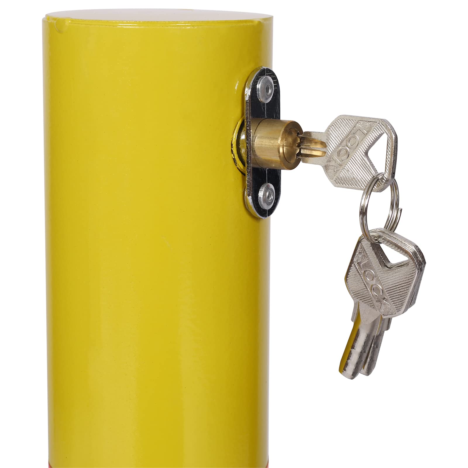 Steel Parking Bollard with Lock - 27.6