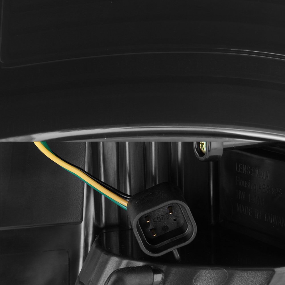 AKKON Full LED Daytime Running Lamp & Tail Lights for 2013-2018 Dodge Ram (Stock LED Model Only) - Black Smoked Housing | Enhanced Visibility & Style for Night Driving & Custom Truck Upgrades