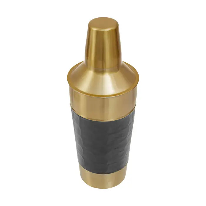 Caroline Black Enamel Cocktail Set - Elegant Barware for Home Entertaining & Party Mixing - Perfect for Cocktail Parties, Home Bars & Gifts