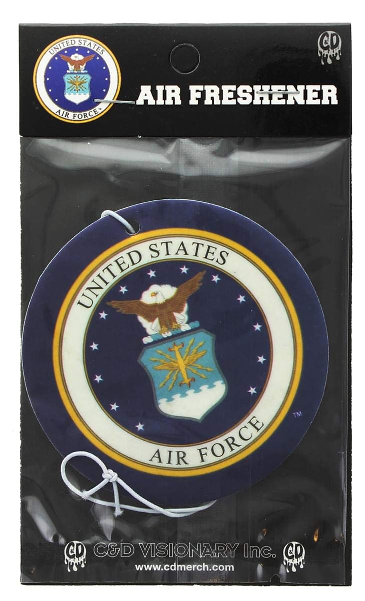 U.S. Air Force Car Air Freshener - Military Scented Air Freshener for Cars, Trucks & Home | Perfect for Veterans, Military Enthusiasts & Patriotic Decor