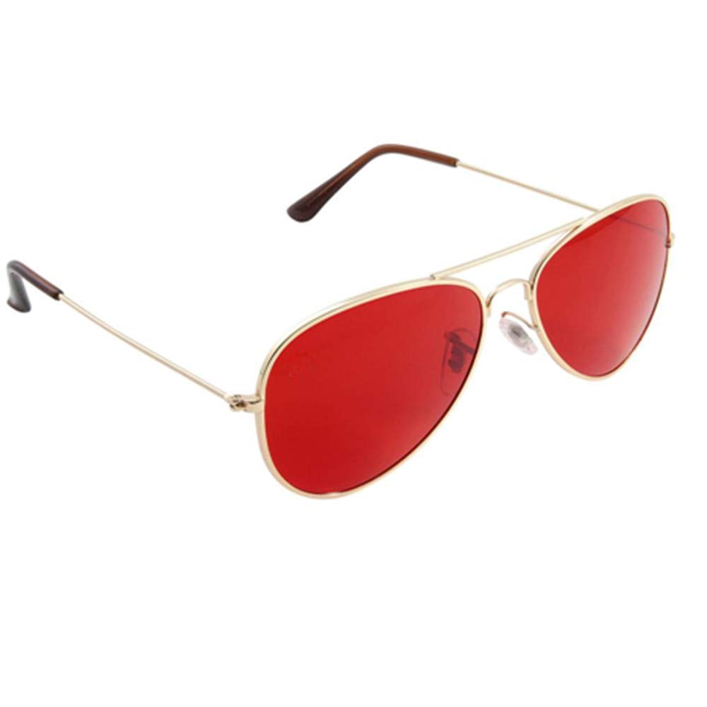 Color Therapy Mood Glasses - Light Therapy Chromotherapy Glasses for Chakra Healing & Stress Relief - Aviator Style Colored Sunglasses for Meditation, Yoga & Relaxation at Home or Office