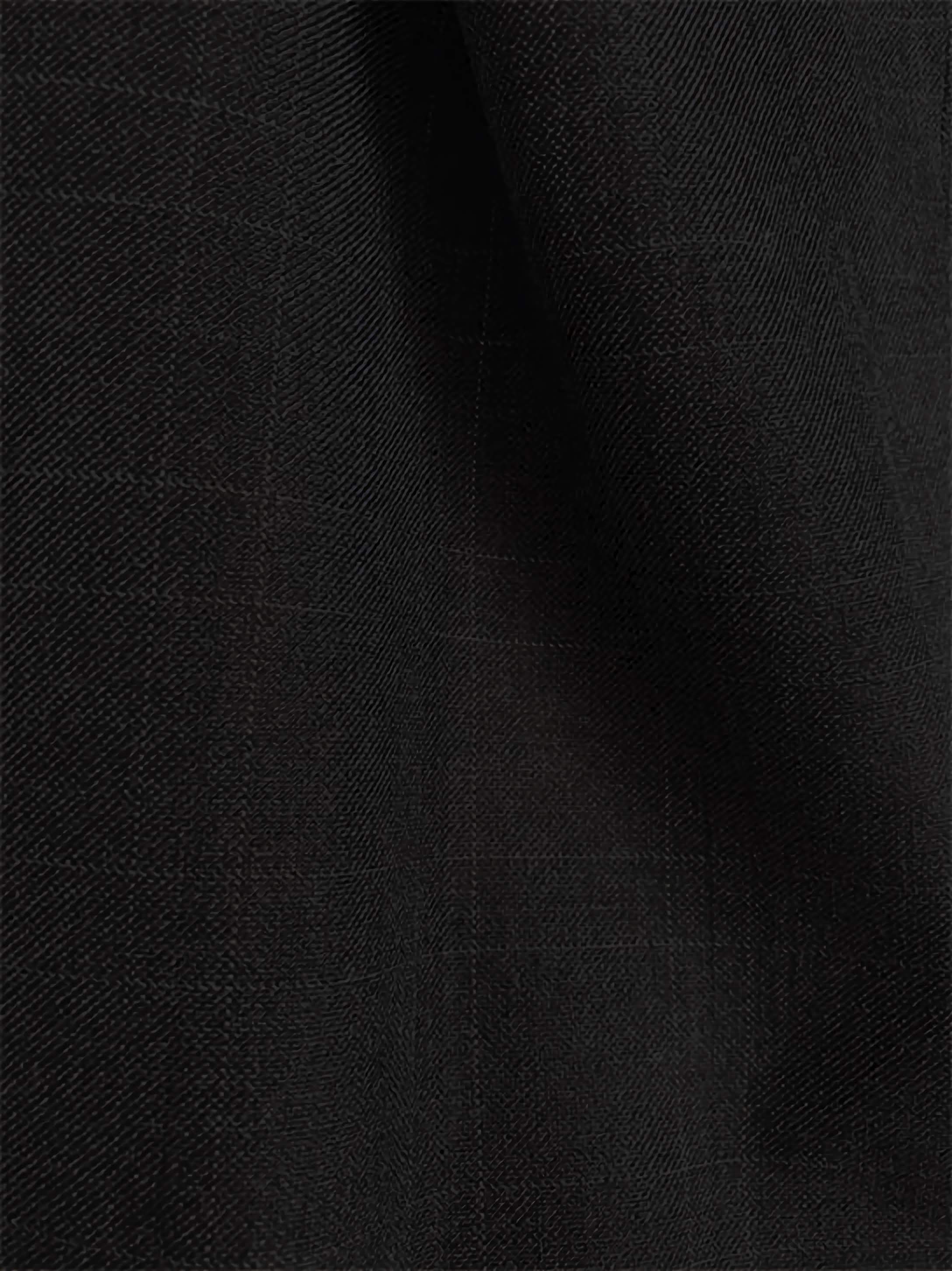 Olympic Collection Men's Glen Plaid 3-Piece Regular Fit Suit in Black | Classic Business Attire for Weddings, Office & Formal Events