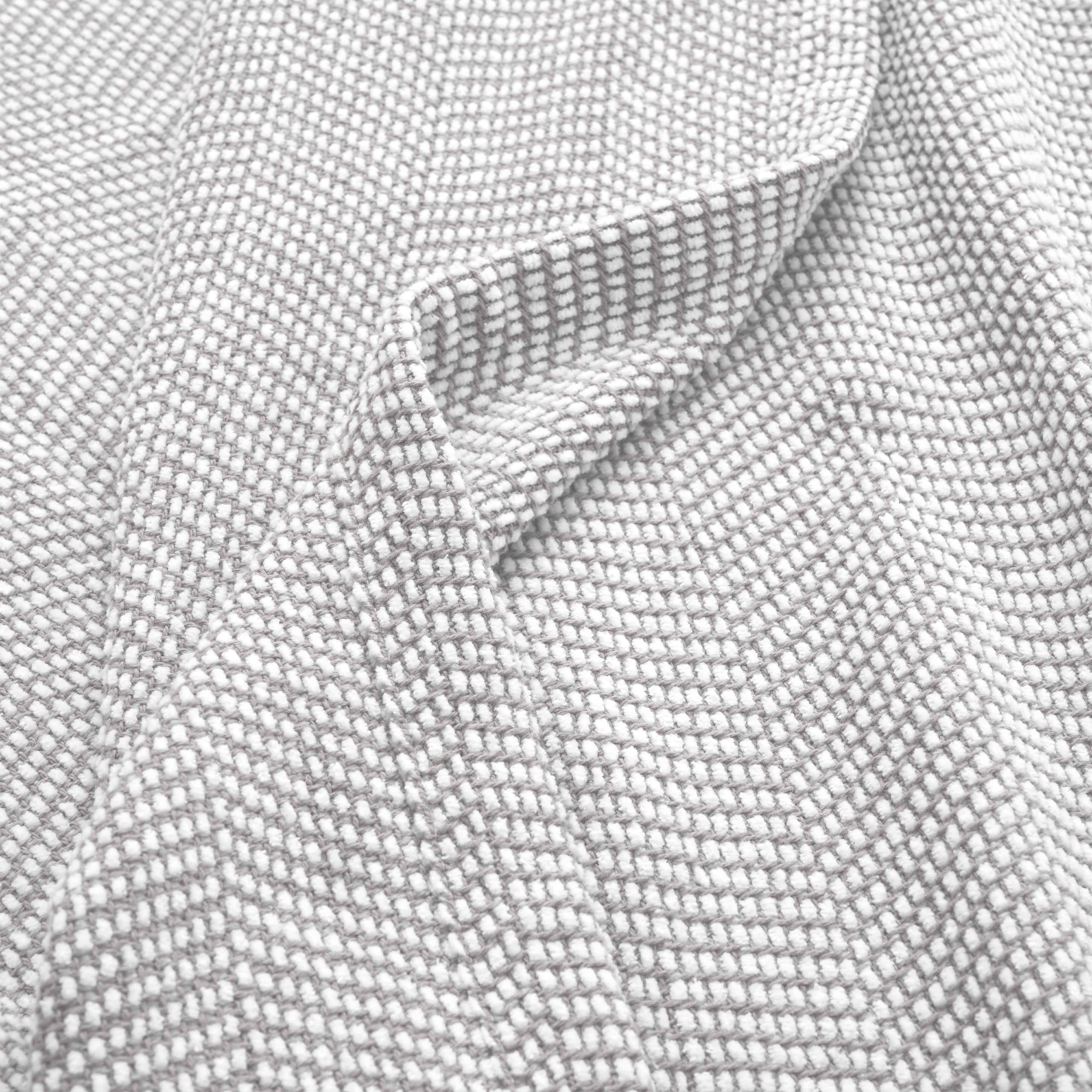 Soft Maya Chenille Herringbone Cotton Blanket - Medium Weight Throw for Bed, Sofa & Couch - Cozy Home Decor & Gift Idea