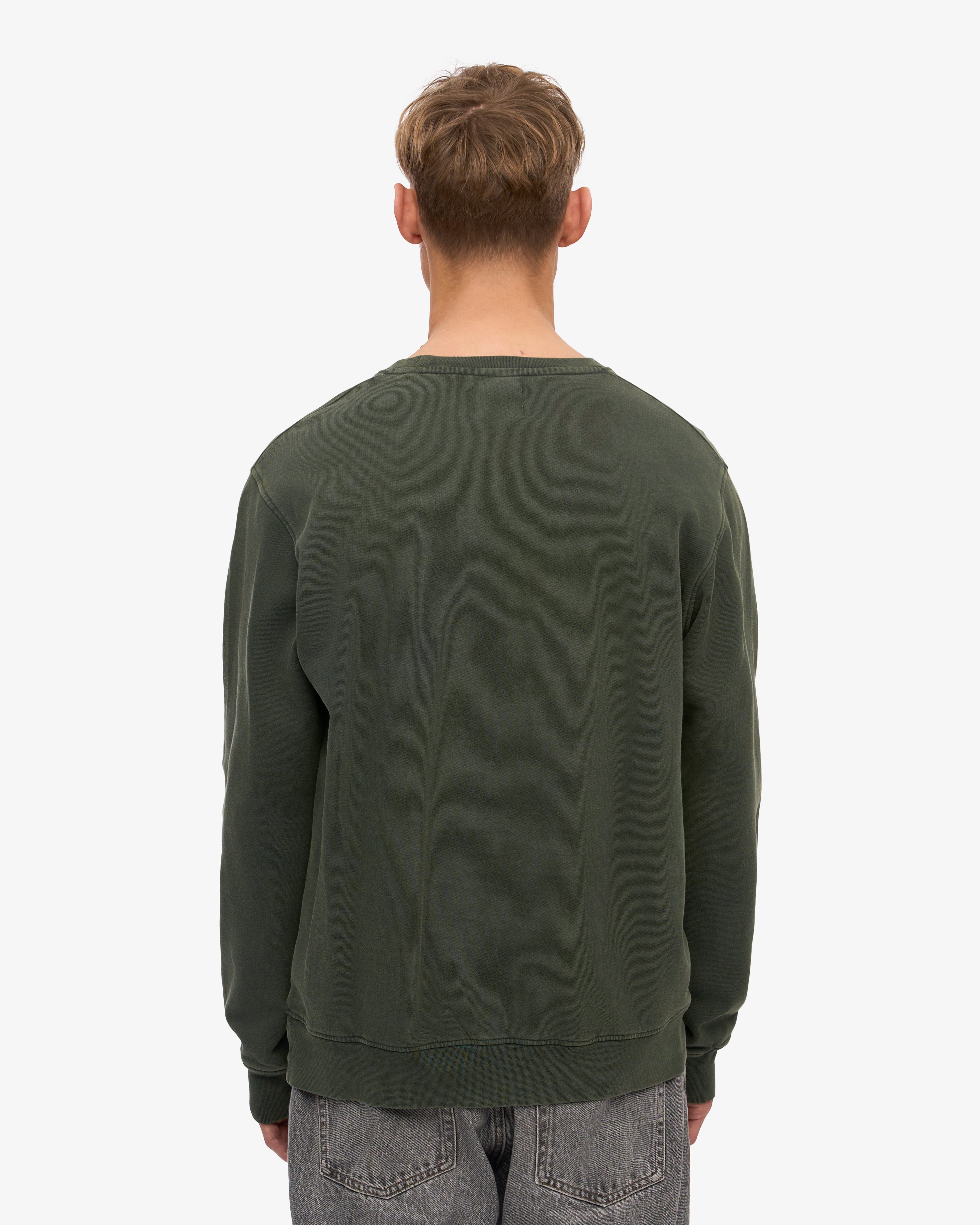 Organic Cotton Classic Crew Neck T-Shirt - Midnight Forest Green - Soft & Comfortable for Everyday Wear, Casual Outfits, and Layering