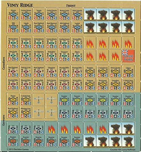 Decision Games Vimy Ridge - Arras Diversion WWI Strategy Board Game | Historical Battle Simulation | Perfect for War Game Enthusiasts & History Buffs