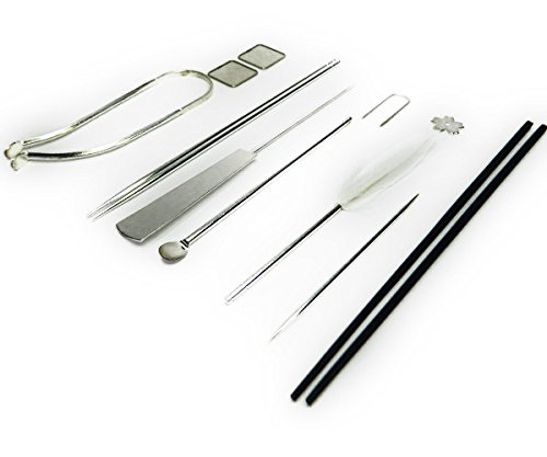 Premium Japanese Incense Burner Set - 7-Piece Traditional Tea Ceremony Tools Handcrafted in Sanjo, Niigata - Ideal for Zen Meditation, Home Decor & Aromatherapy Sessions