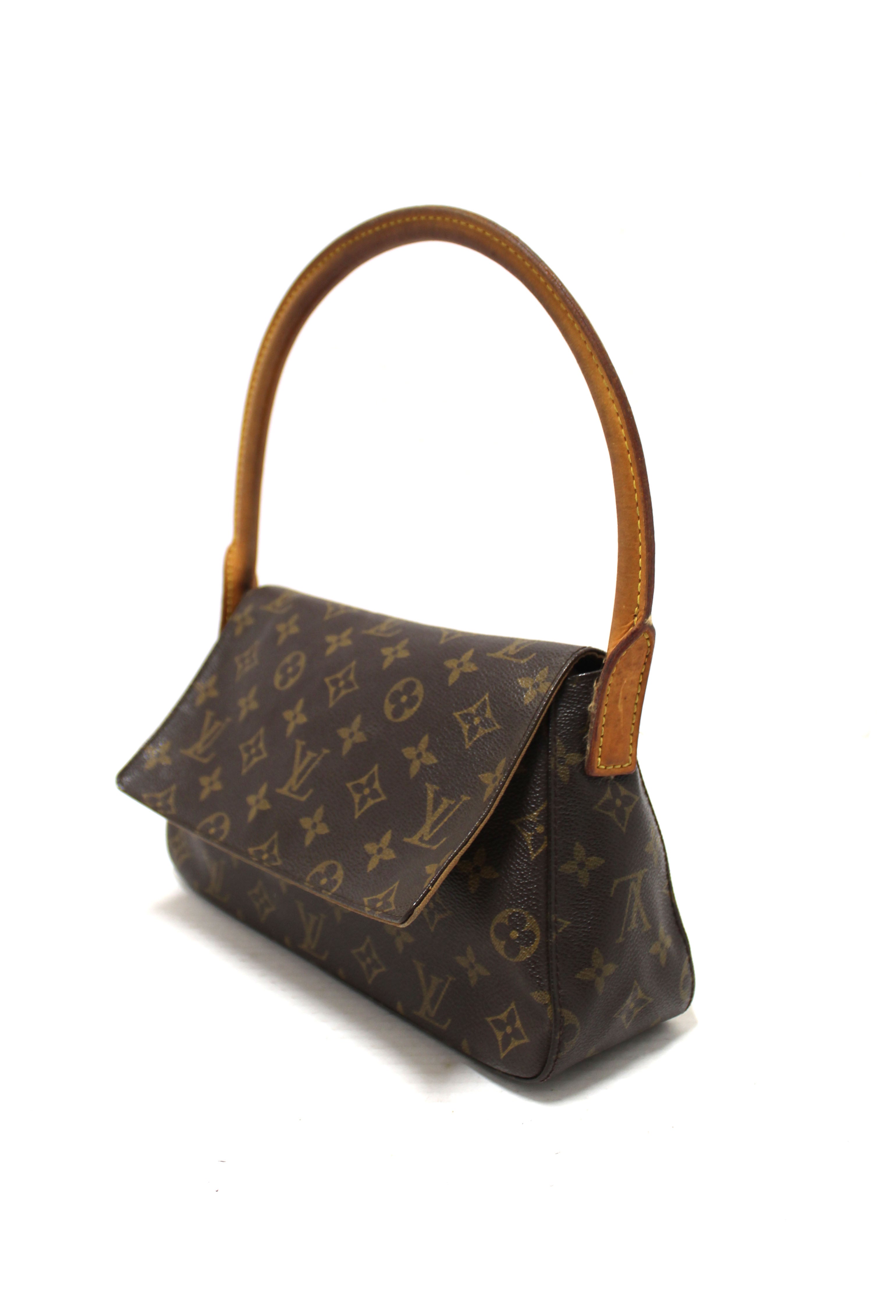 Authentic Louis Vuitton Classic Monogram Mini Looping Tote Bag - Luxury Designer Handbag for Women, Perfect for Work, Travel & Everyday Use