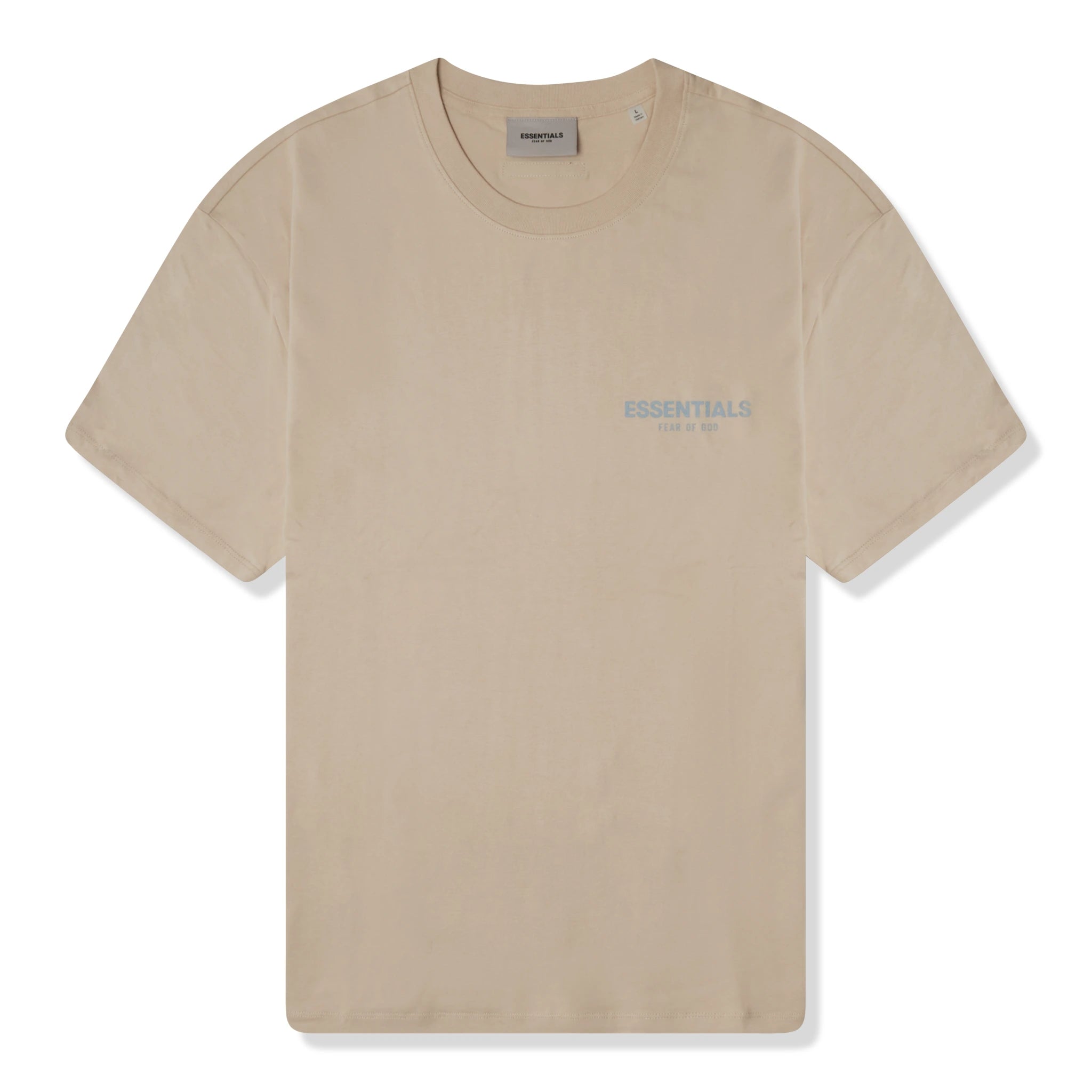 Fear of God Essentials Linen T-Shirt for Men - Soft Breathable Linen Blend Casual Tee (FW21 Collection) - Perfect for Summer Outfits, Streetwear & Layering