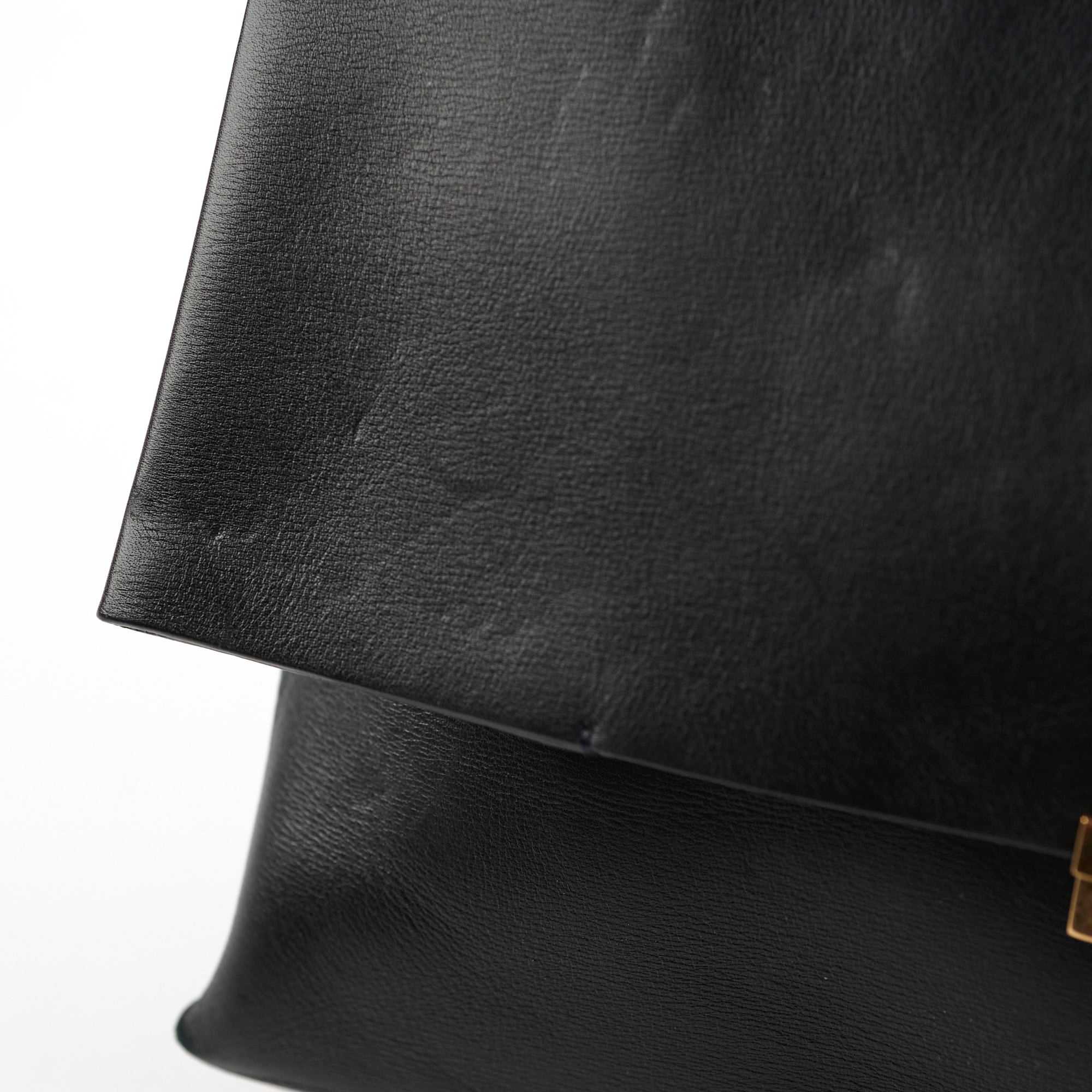 Celine Blade Leather Shoulder Bag for Women - Genuine Leather Crossbody Purse with Adjustable Strap, Black - Perfect for Work, Travel & Evening Events
