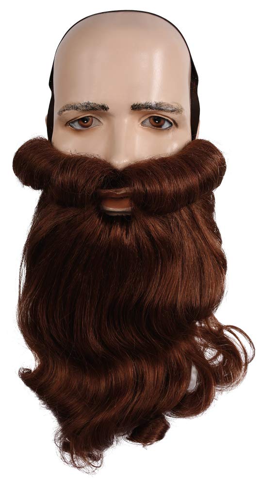 Premium Adjustable Beard with Comfortable Strap - Natural Look for Cosplay, Costumes & Halloween - Perfect for Themed Parties & Costume Events