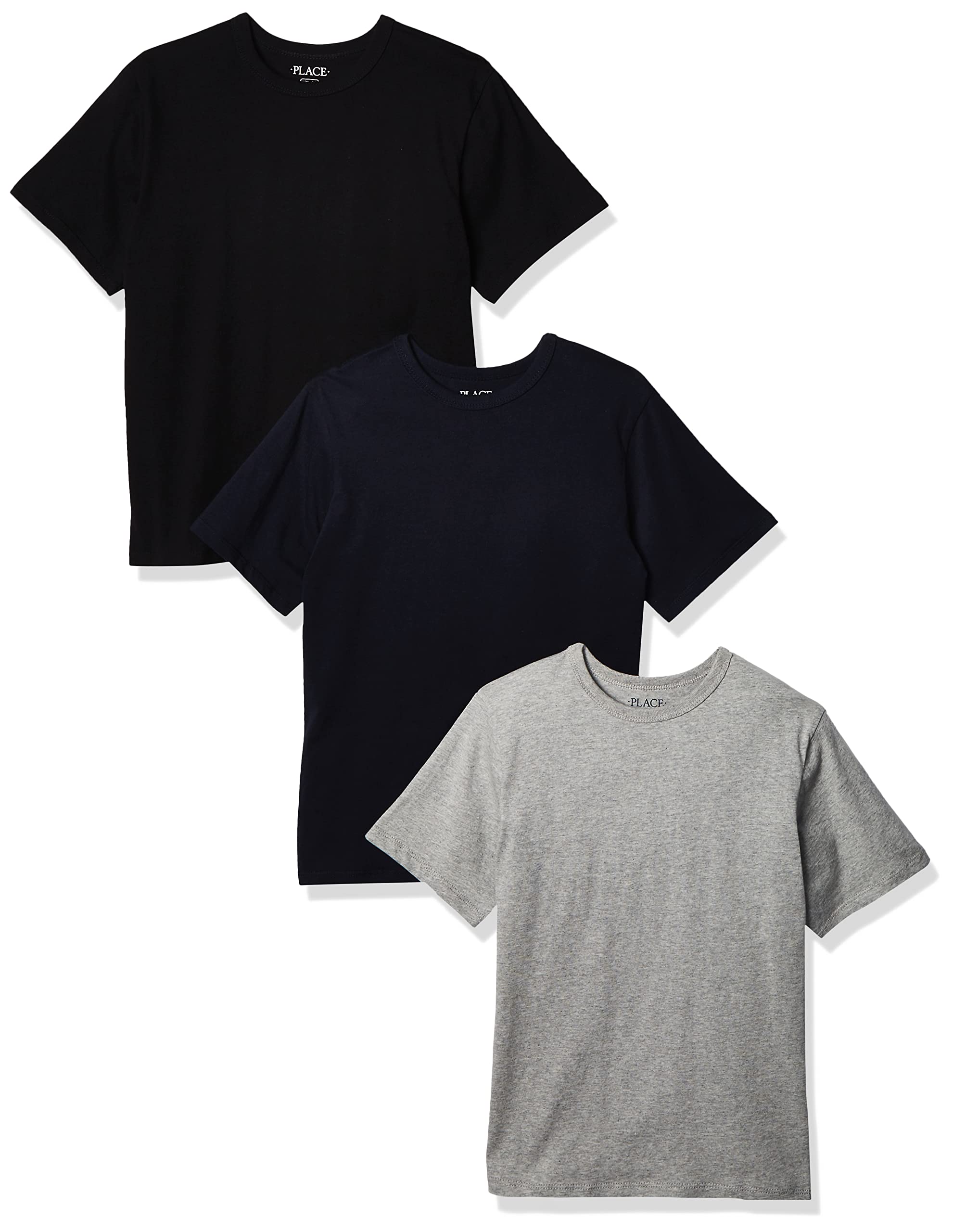The Children's Place Boys' Basic Short Sleeve T-Shirt - Soft Cotton Crewneck Tee for Kids | Perfect for School, Play & Everyday Wear