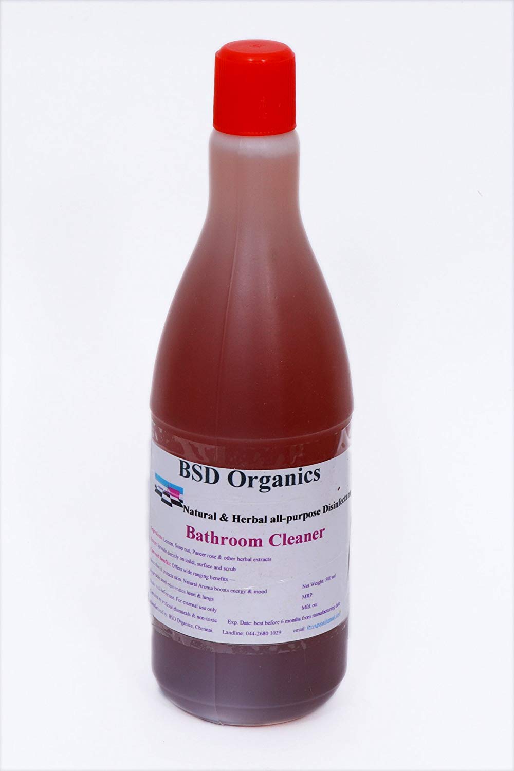 BSD Organics Natural Bathroom Cleaner Liquid - 1 Liter (Plus 50ml Free) | Eco-Friendly, Non-Toxic Bath & Shower Cleaner for Tiles, Sinks & Showers | Perfect for Homes, Hotels & Spas