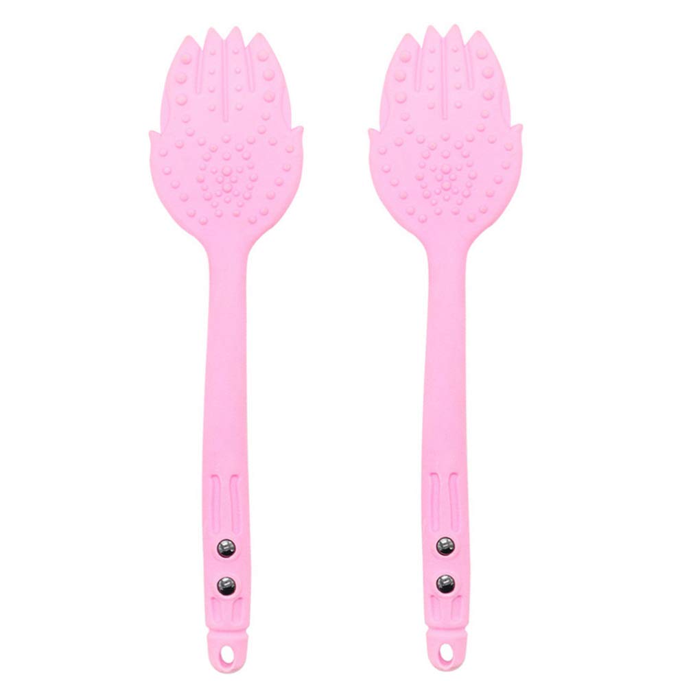 2-Pack Plastic Massage Roller & Hammer - Handheld Acupoint Massager for Muscle Relief, Fatigue Recovery & Relaxation | Perfect for Home, Office & Post-Workout Recovery