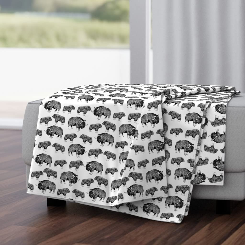 Soft & Cozy Arctic Animal Print Minky Throw Blanket 50