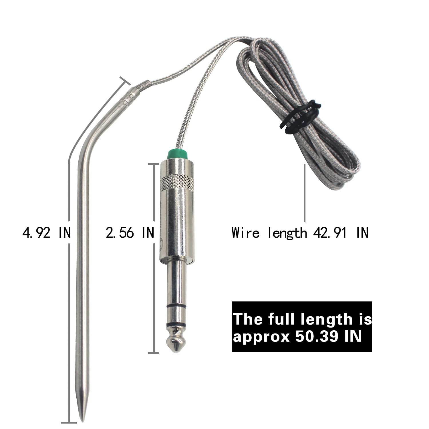 Green Mountain Meat Temperature Probe Replacement - Compatible with Pellet Grills (AC 110V) for Jim Bowie & Daniel Boone Models | Perfect for BBQ, Smoking & Grilling