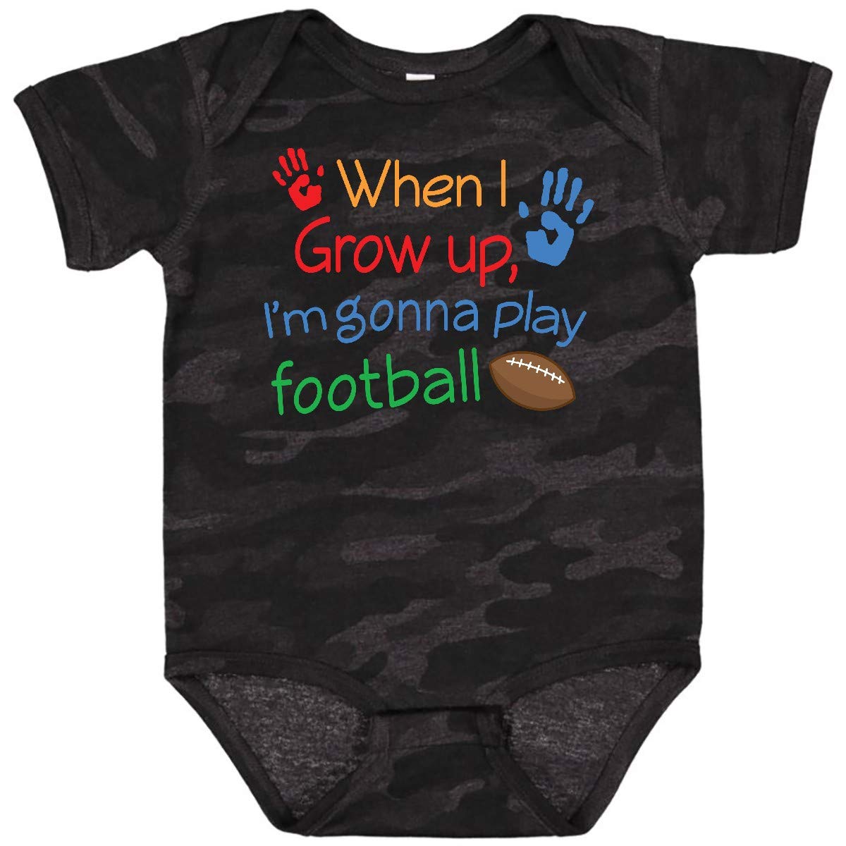 Inktastic Future Football Player Baby Bodysuit - Cute Infant Onesie for Boys & Girls - Perfect for Game Day, Sports Parties & Newborn Photo Shoots
