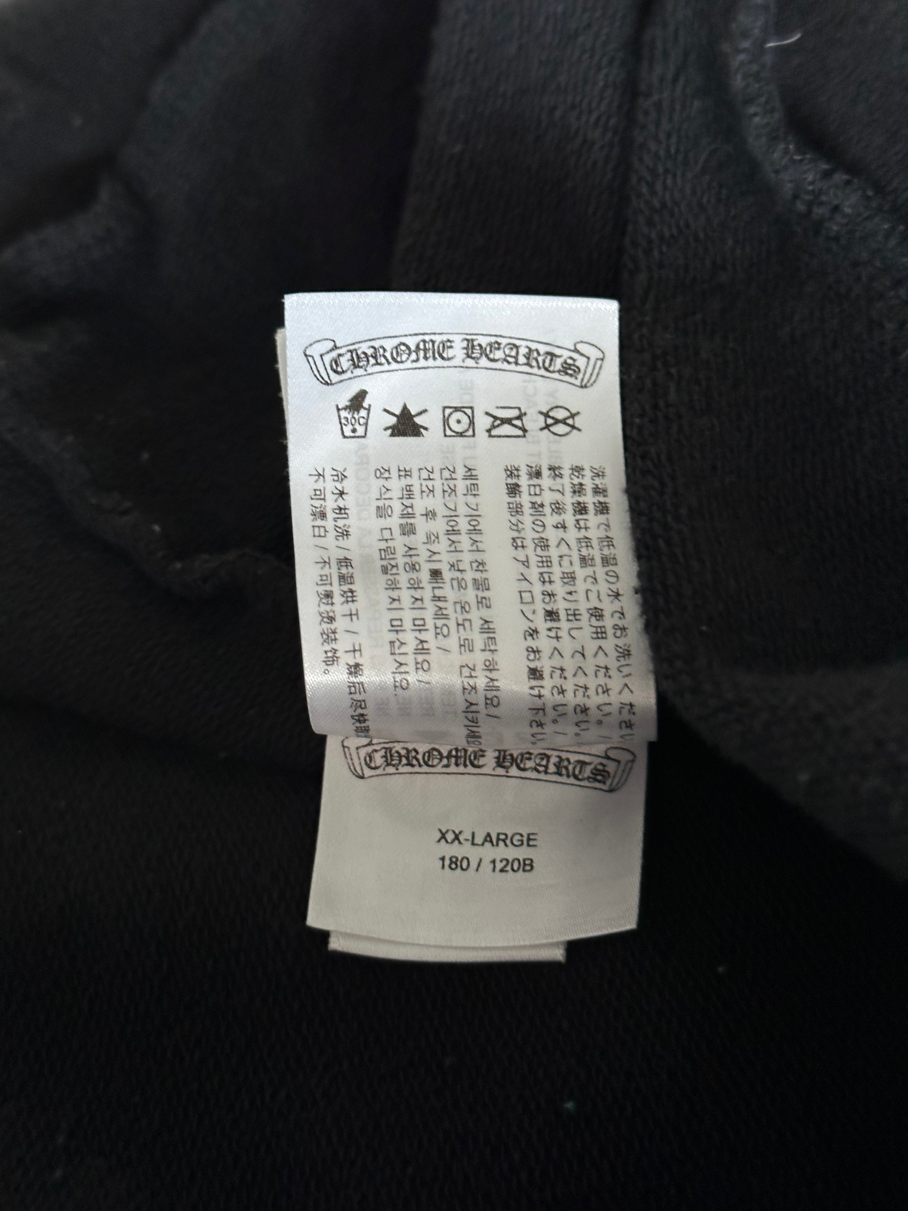 Chrome Hearts Black & White Cross Jacquard Scroll Logo Hoodie - Stylish Streetwear for Men & Women | Perfect for Casual Outfits, Urban Fashion & Everyday Wear
