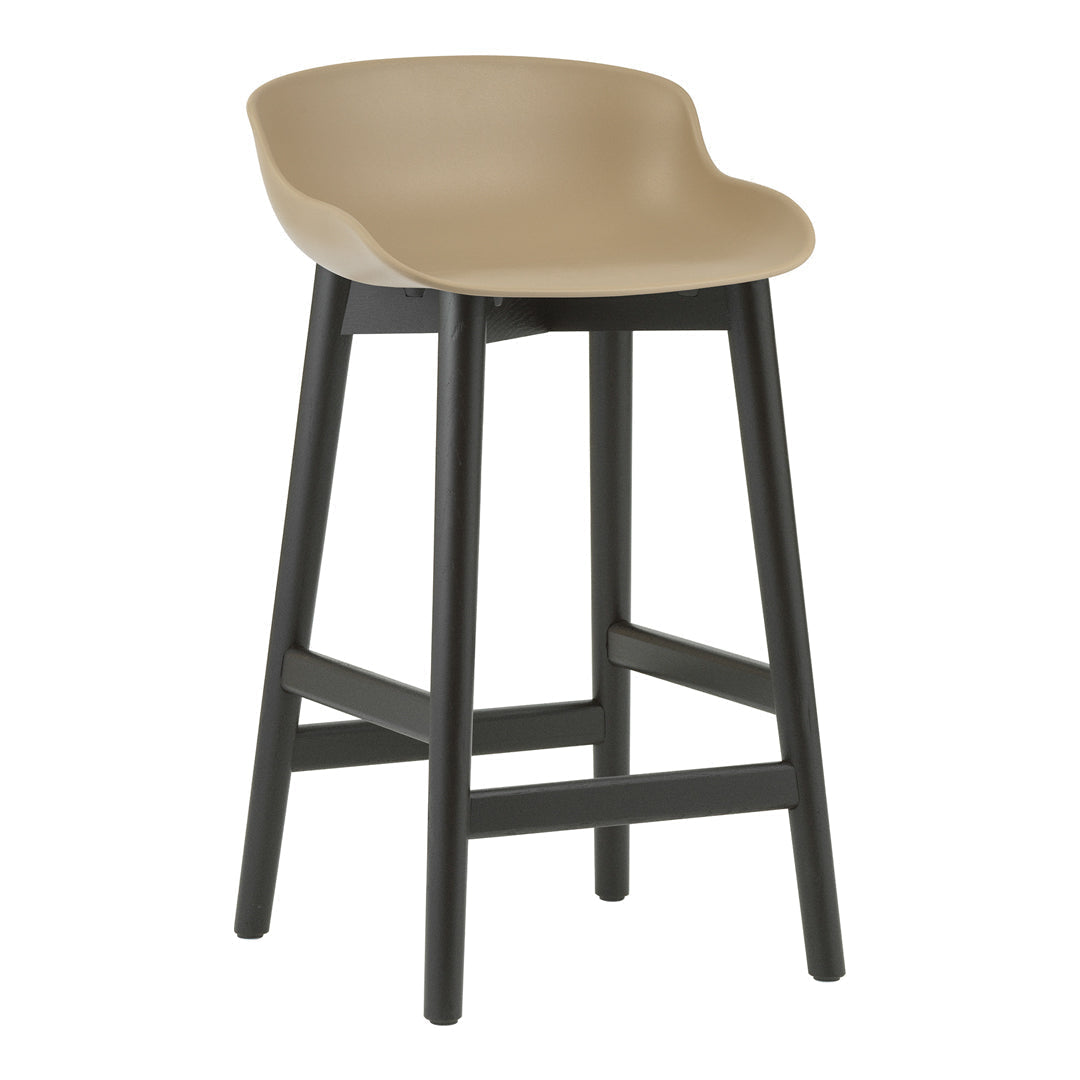 Modern Hyg Counter Stool with Wood Base - Perfect for Kitchen Islands, Bars & Small Spaces