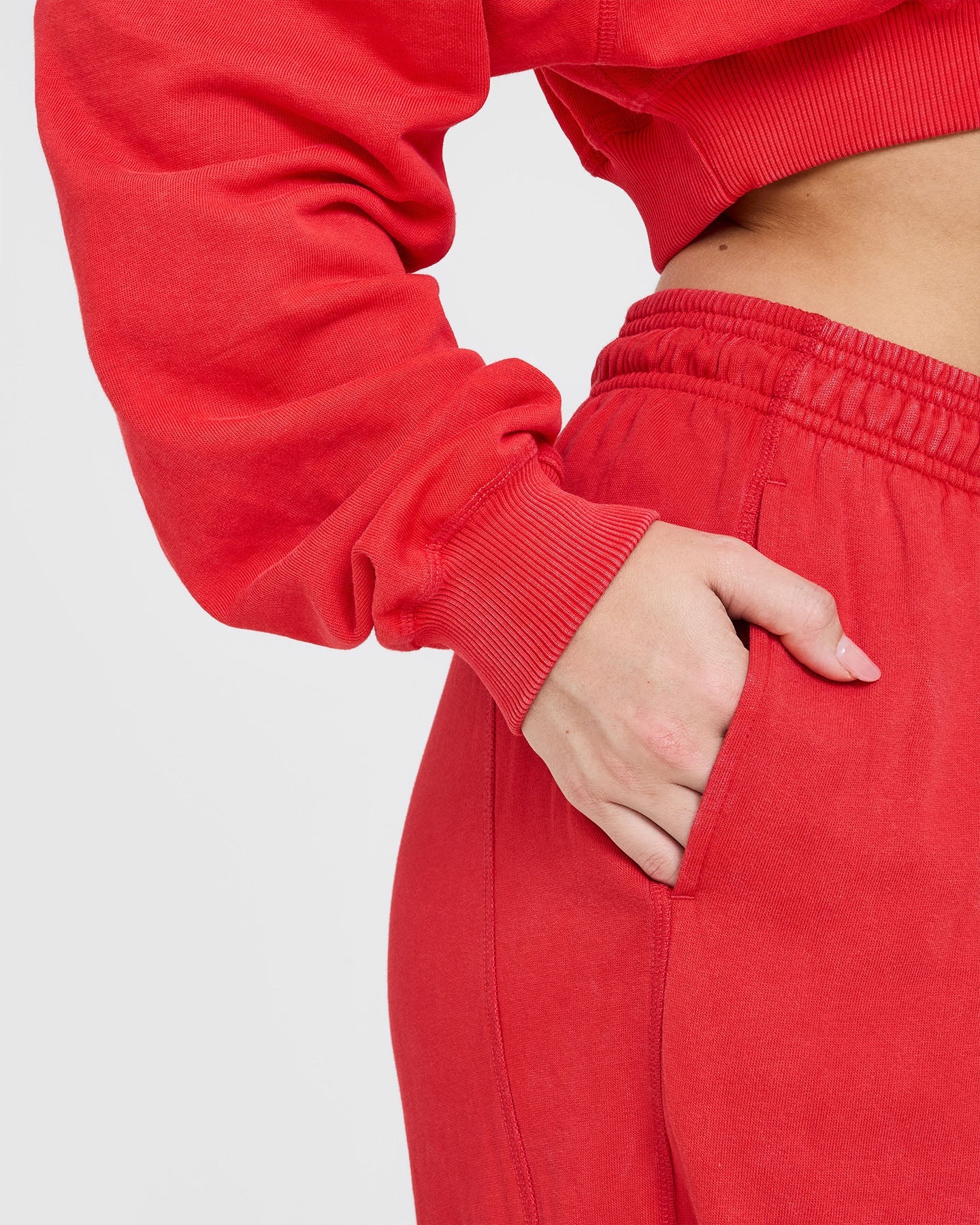 Raw Lounge Wide Leg Joggers with Graphic Print | Muscle Mommy Red | Comfortable Women's Lounge Pants for Yoga, Running & Casual Wear