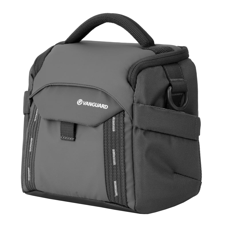 VEO 15M Gray Camera Shoulder Bag - Durable DSLR/SLR Camera Case with Adjustable Strap for Photographers, Travel & Outdoor Shooting