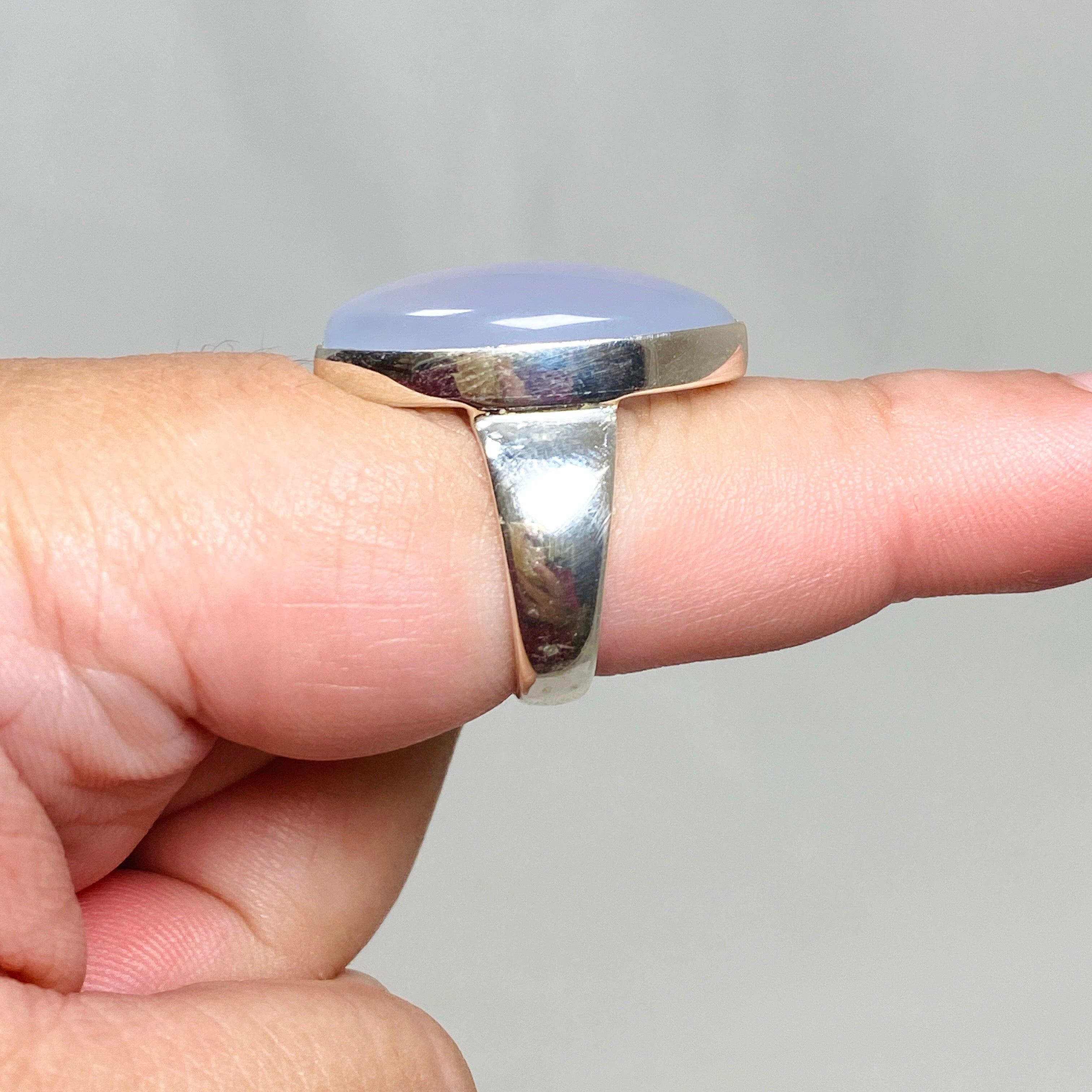 Blue Chalcedony Marquise Ring - Size 9 Silver Jewelry KRGJ3246 | Elegant Gift for Women, Wedding, Anniversary & Special Occasions