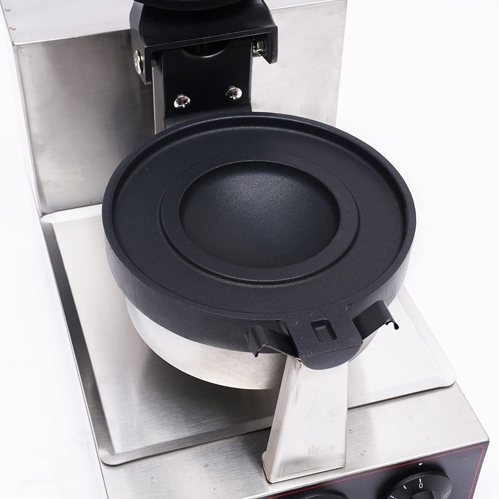 1000W Commercial Ice Cream Burger Maker - Electric Waffle & UFO Hamburger Baker Machine with 180° Rotating Non-Stick Plates - Perfect for Gelato Panini Press in Bakeries, Restaurants & Home Kitchens - Make Delicious Ice Cream Sandwiches, Waffle Burgers & Creative Desserts