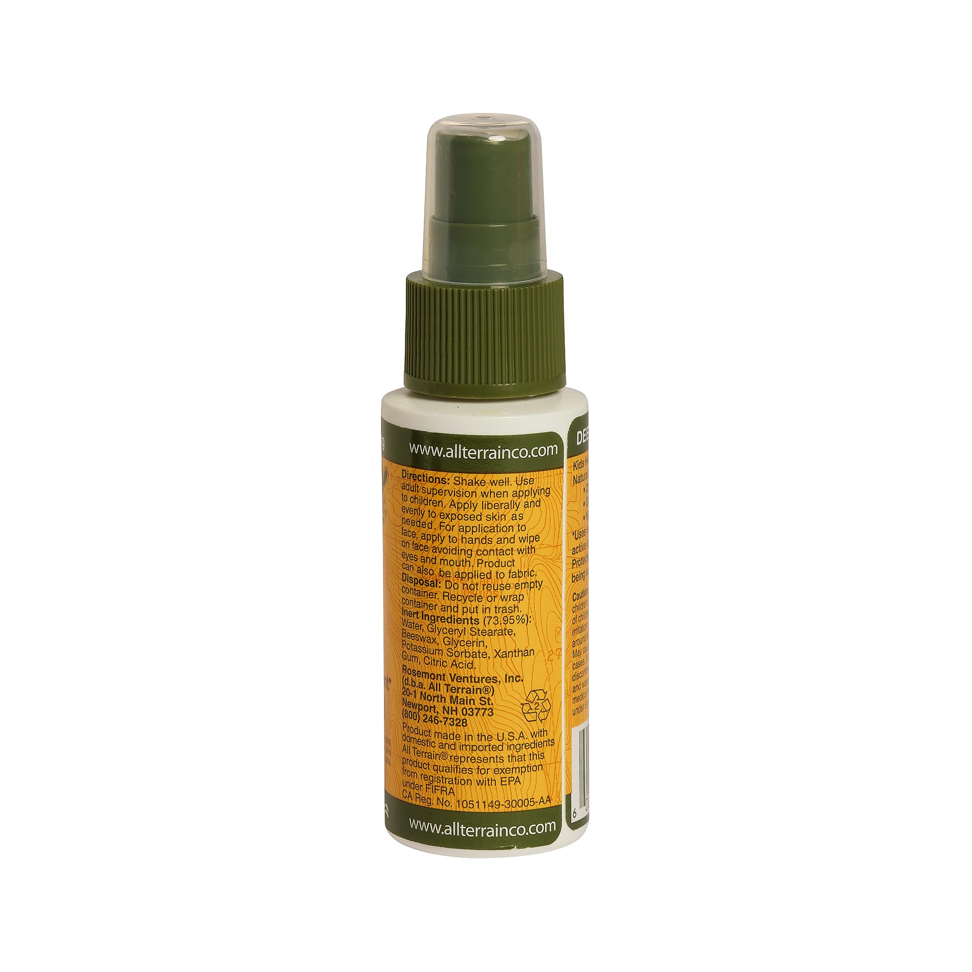 Kids Herbal Armor DEET-Free Natural Insect Repellent Pump Spray 2 oz | Plant-Based, Safe for Family & Pets | Mosquito & Bug Protection for Outdoor Activities, Camping, and Travel