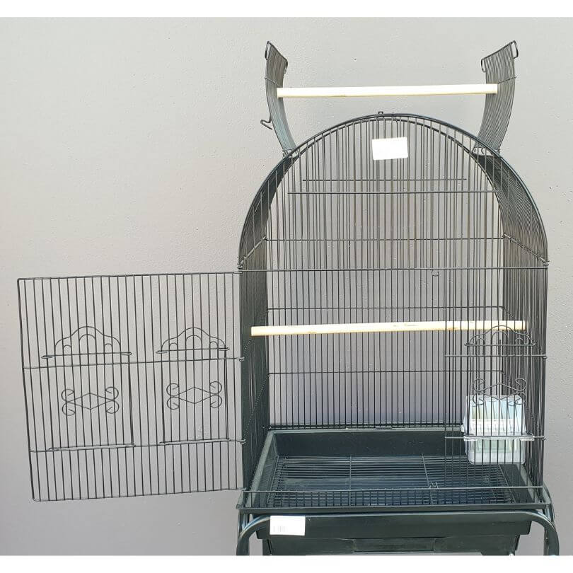 Premium Bird Cage 450A OP - Large Stainless Steel Aviary for Parrots, Canaries & Finches - Perfect for Home, Office & Outdoor Use