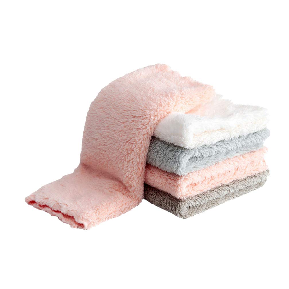 TOPBATHY 10-Pack Thickened Double-Sided Non-Woven Dish Cloths - Super Absorbent Cleaning Rags for Kitchen, Dishes & Dusting - Perfect as Reusable Wet Towels & Duster Cloths for Home & Restaurant Use