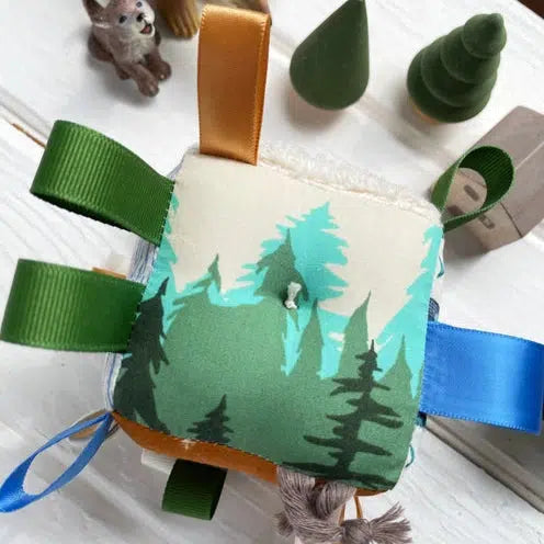Handmade Soft Sensory Blocks for Babies & Toddlers - The Bird + Elephant by 3 River Bear | Montessori Learning Toys, Sensory Play, Early Childhood Development Gifts