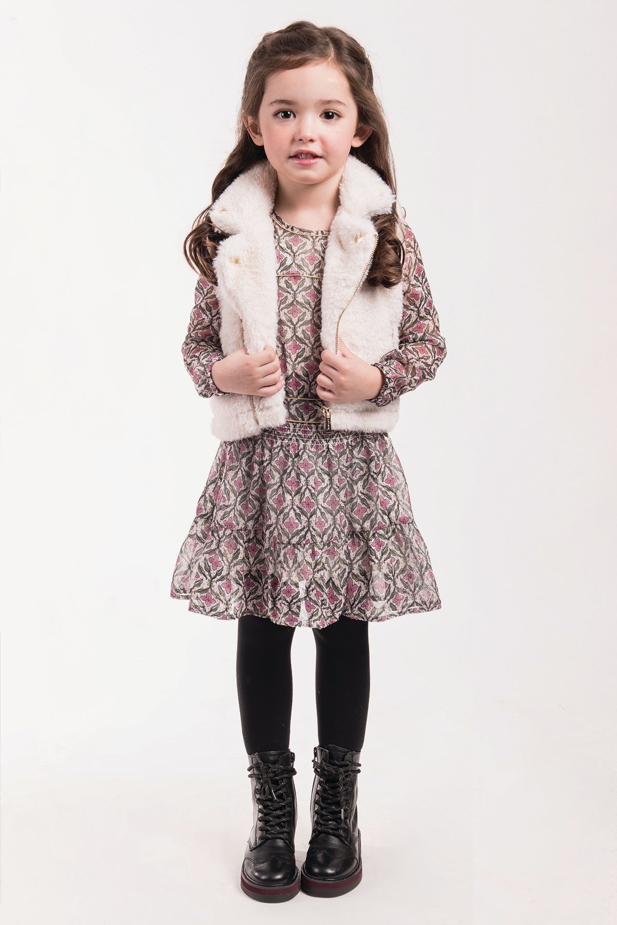 Imoga Sylvie Clover Girls' Floral Summer Dress - Cute & Comfortable Outfit for Parties, School & Playdates