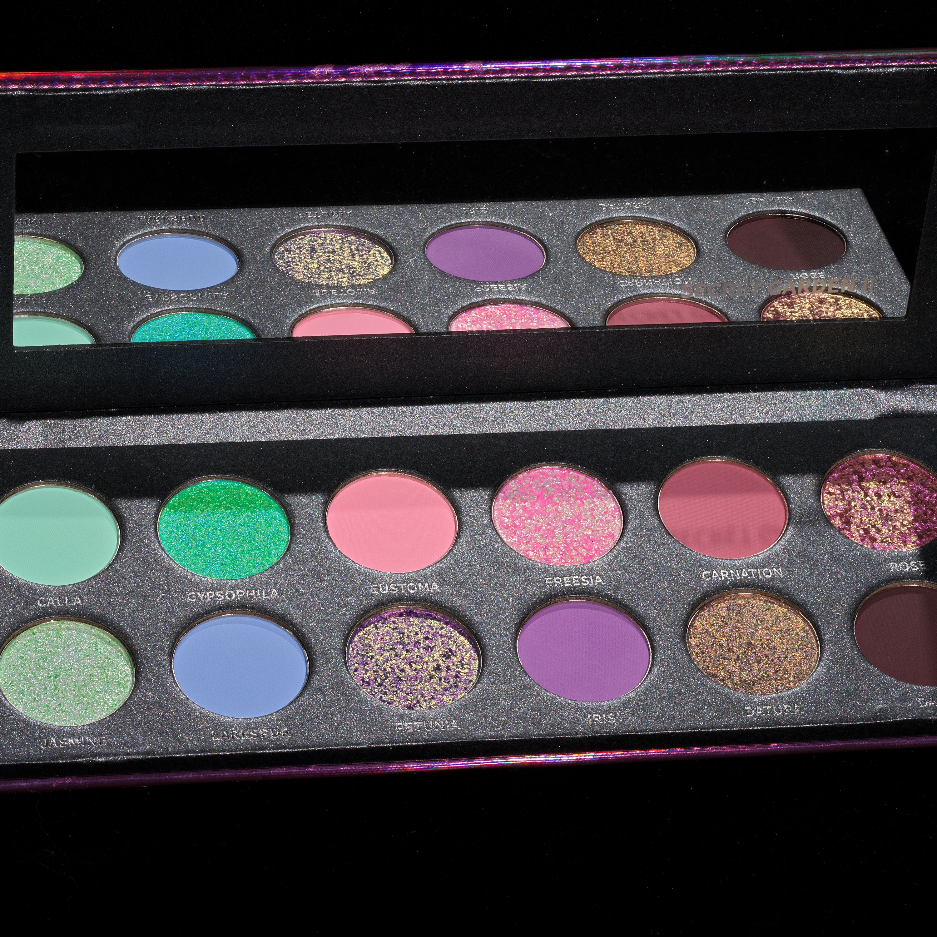 Secret Garden II Eyeshadow Palette - 18 Highly Pigmented Matte & Shimmer Shades for Day & Night Makeup Looks | Vegan & Cruelty-Free | Perfect for Parties, Weddings, and Special Occasions