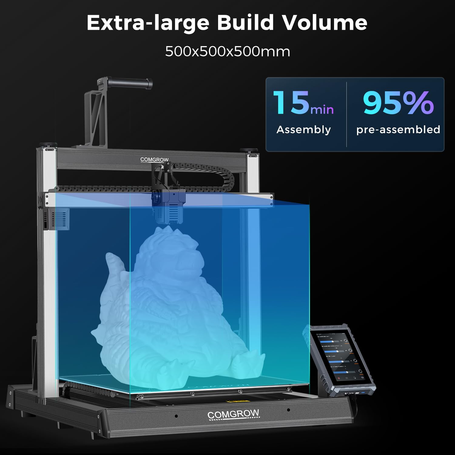 Sovol T500 High-Speed 3D Printer - 500mm/s Max Speed, 7