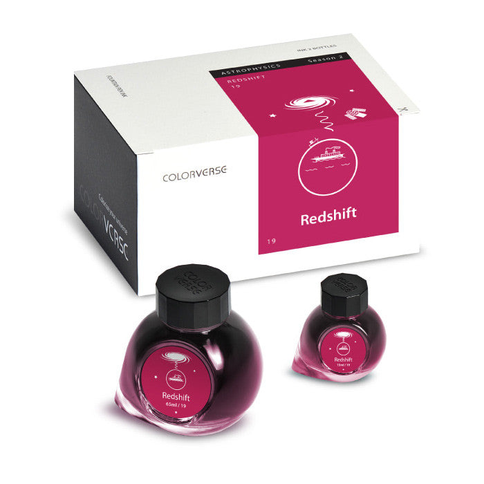 Colorverse Astrophysics 65ml + 15ml Fountain Pen Ink Set - Premium Writing Ink for Calligraphy, Journaling & Artistic Projects