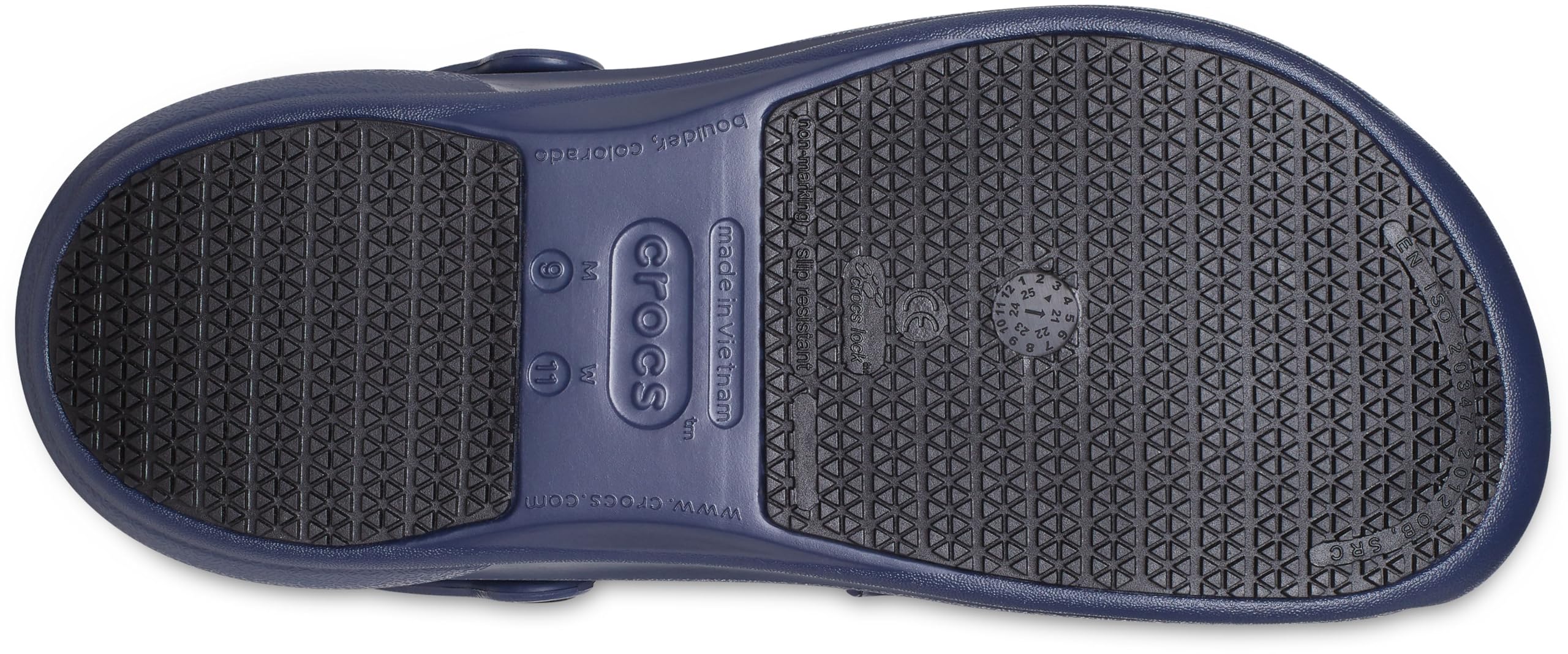 Slip-Resistant Crocs Unisex Bistro Clogs for Adults - Comfortable Work Shoes for Restaurant, Hospital & Kitchen Professionals