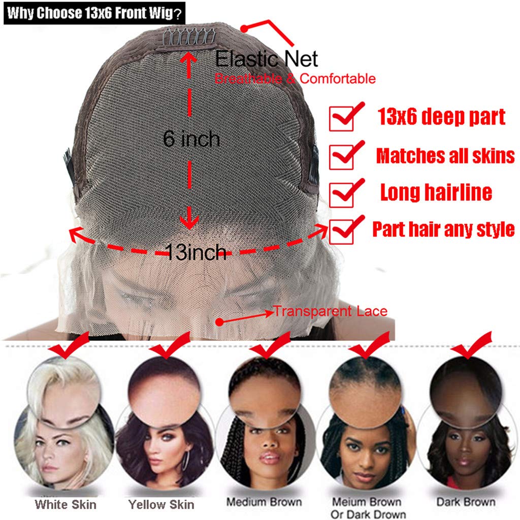 200% Density HD 13x6 Lace Front Wig Human Hair - Pre Plucked Bleached Knots Body Wave Brazilian Ombre Highlight (Color 4P27) 20Inch Invisible Lace Wig for Women - Perfect for Daily Wear, Cosplay, Parties & Special Occasions