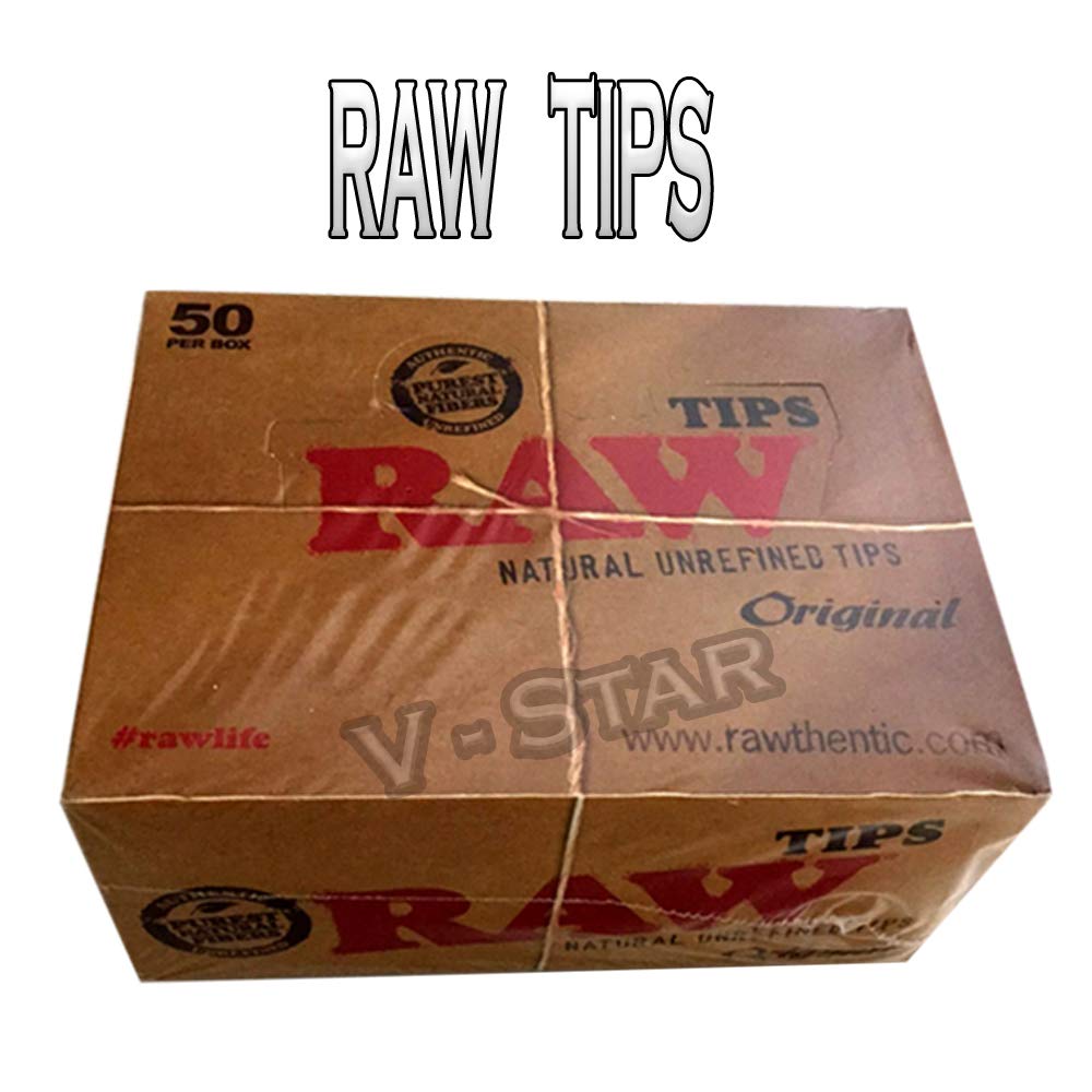 100% Raw Original Tips - 50 Pack Roach Booklets (50 Per Box) - Perfect for Rolling Papers, Herbs, and DIY Crafting Projects