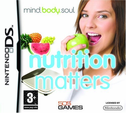Mind, Body & Soul: Nutrition Matters - Nintendo DS Game - Healthy Eating & Wellness Education for Kids & Adults - Perfect for Family Game Nights & Classroom Learning