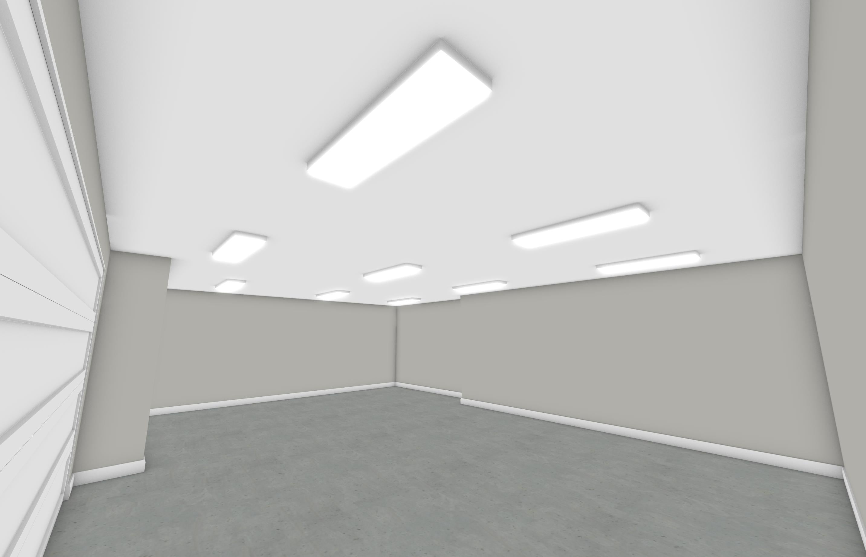 High-Quality LED Three Car Garage Lighting Kit - Bright, Energy-Efficient Shop Lights for Home Garage, Workshop & Storage Areas