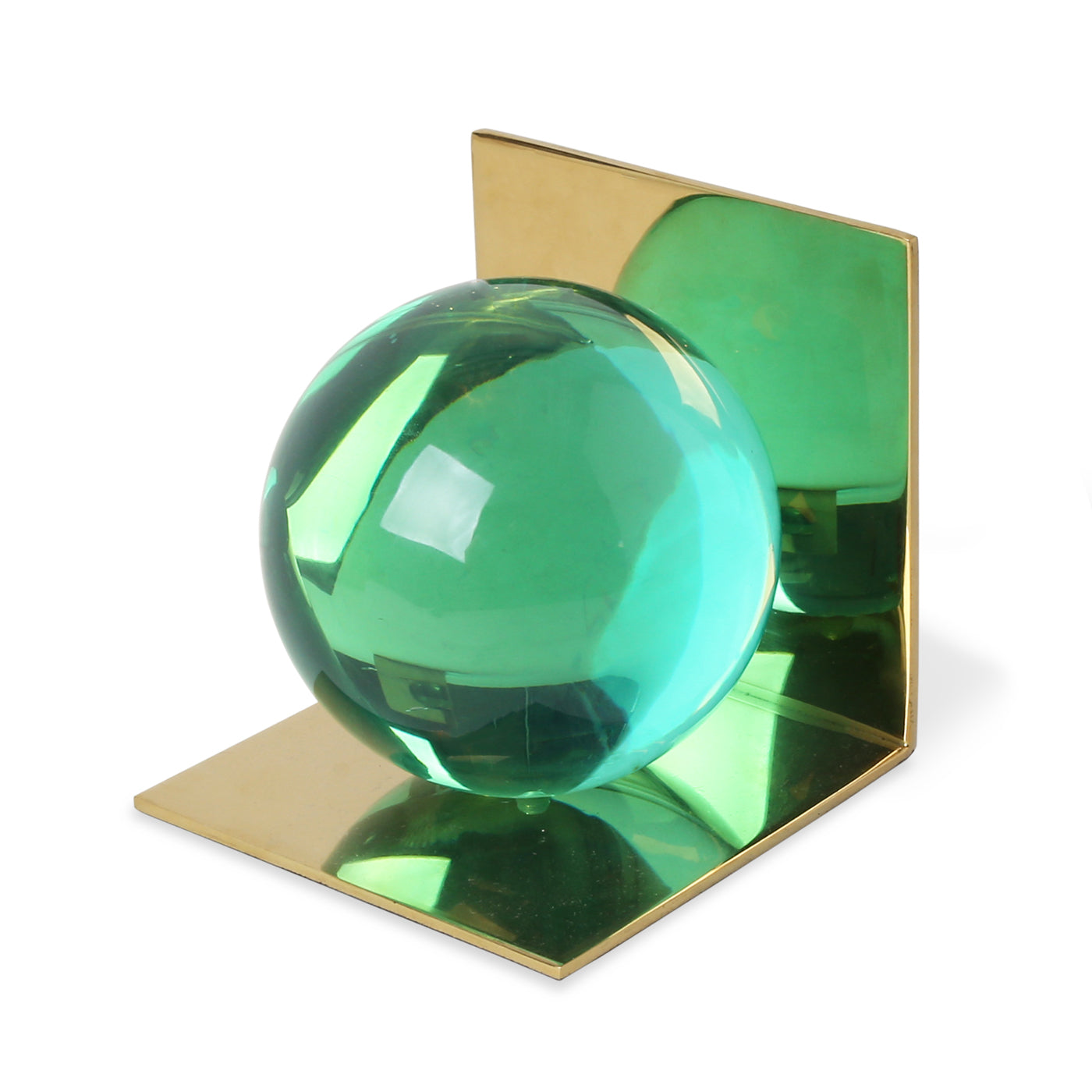 Globo Bookends - Heavy Duty Metal Bookends for Shelves - Perfect for Home, Office, and Library Organization
