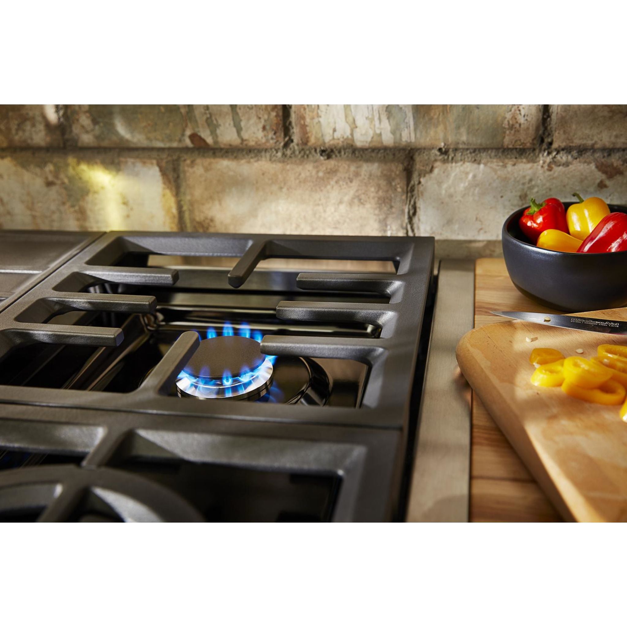 KitchenAid KFDC500JPA 30-Inch Dual Fuel Range with 5 Burners - Passion Red | Professional Gas Cooktop & Electric Oven | Perfect for Home Chefs & Modern Kitchens