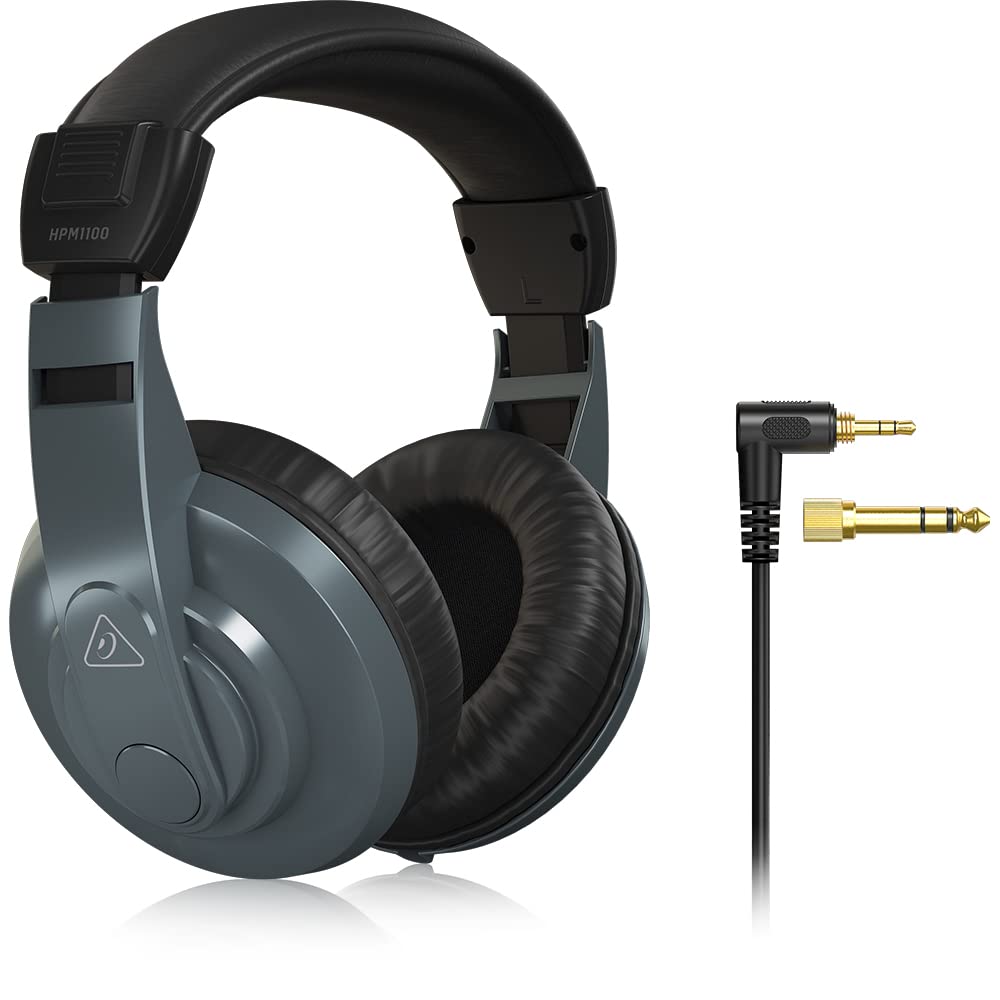 Behringer HPM1100 Professional Studio Headphones - High-Quality Sound for Music Production, DJing & Gaming - Noise Isolation & Comfortable Fit