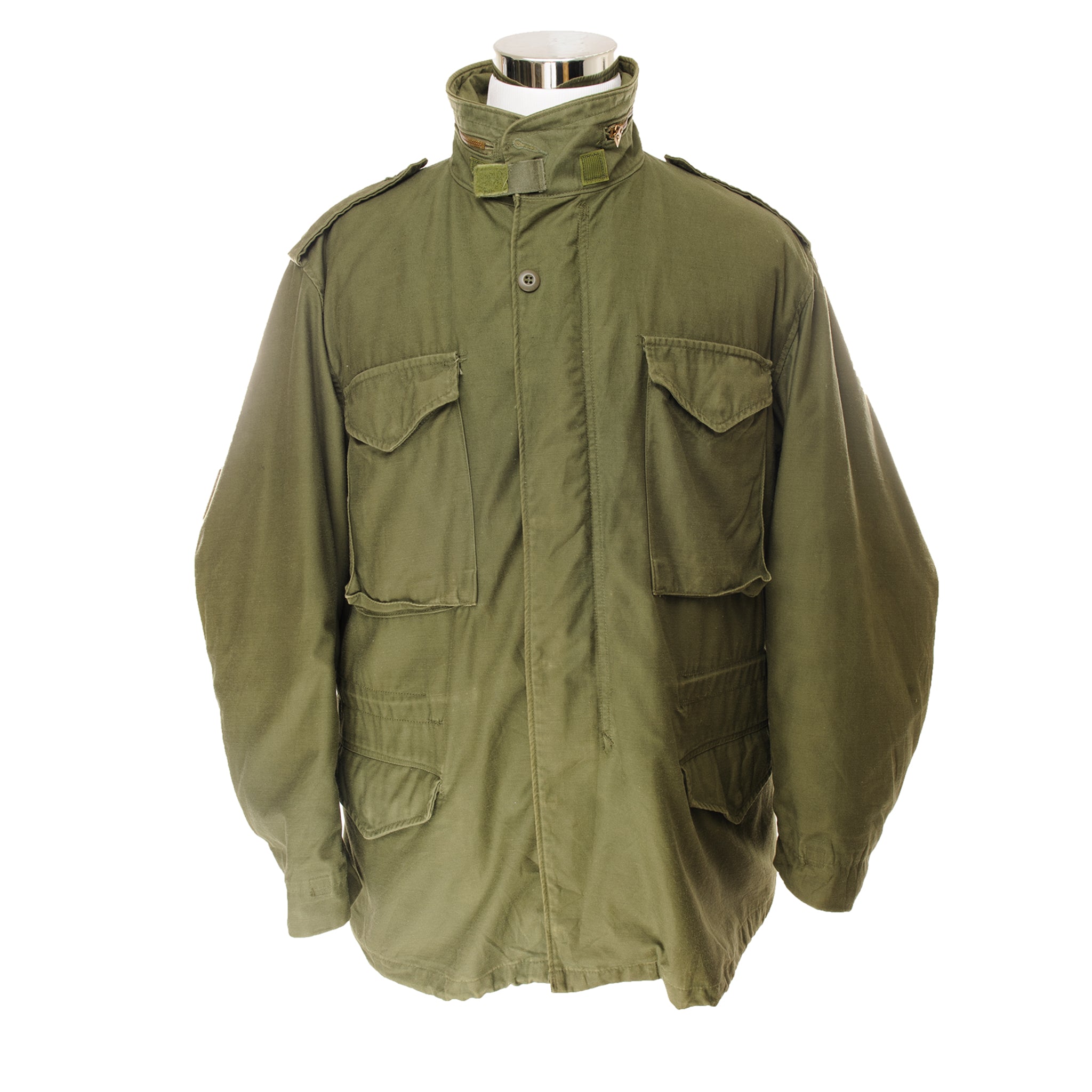 Vintage US Army M-1965 M65 Field Jacket - 1978 Military Green Tactical Coat - Size Large Regular - Outdoor Hiking, Camping & Urban Style Fashion
