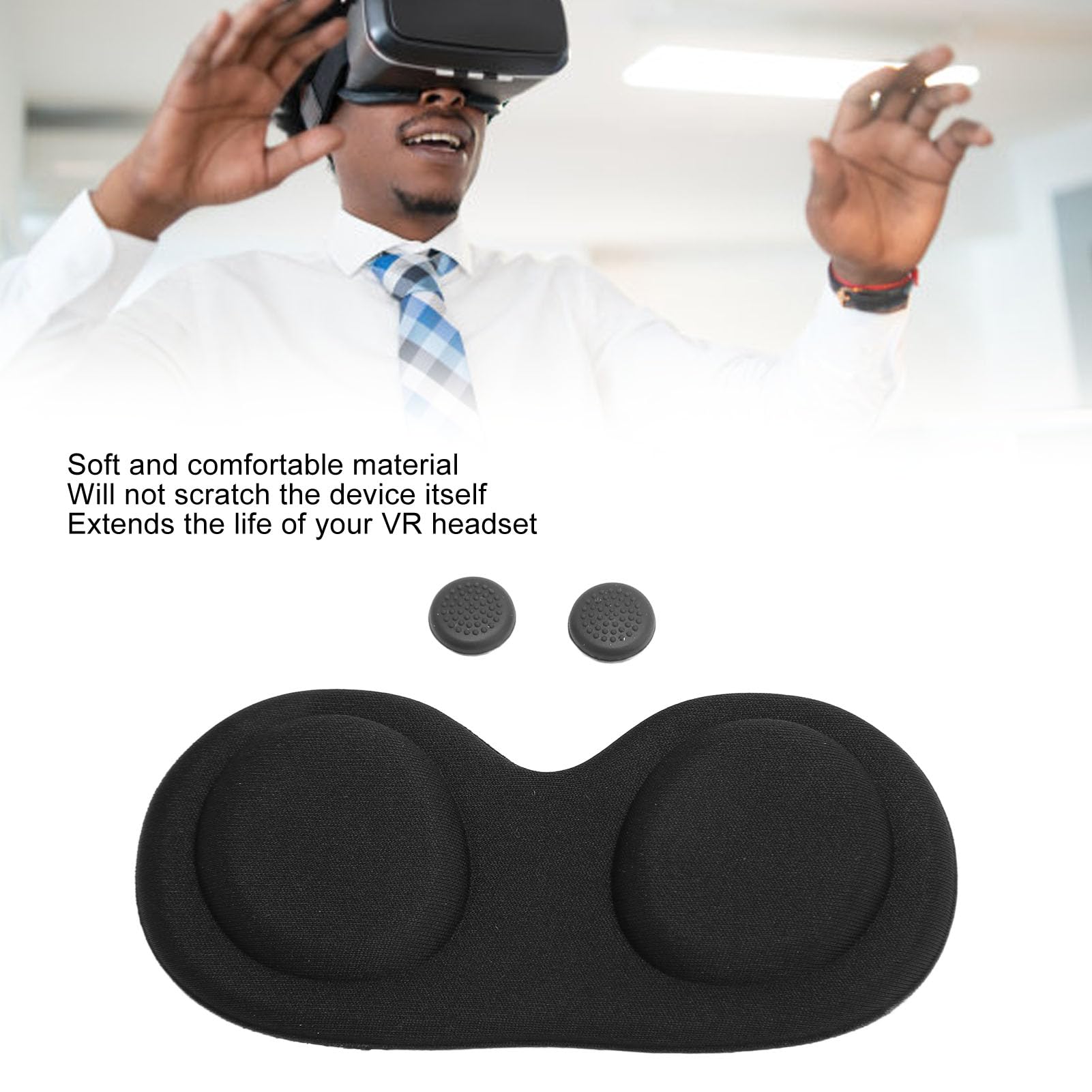 Washable Anti-Scratch VR Lens Cover - Dust Protection Flip Cap with Handle for PICO 4 VR Headset | Perfect for Gaming, VR Experiences & Travel Storage