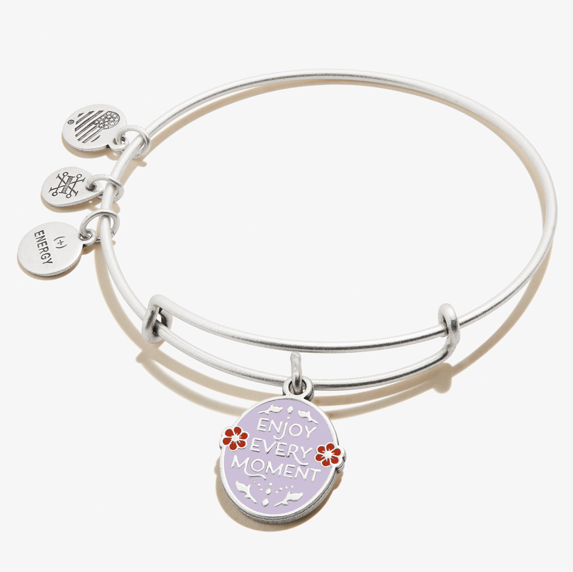 Stylish 'Enjoy Every Moment' Charm Bangle - Elegant Adjustable Bracelet for Women - Perfect for Daily Wear, Gifts & Special Occasions