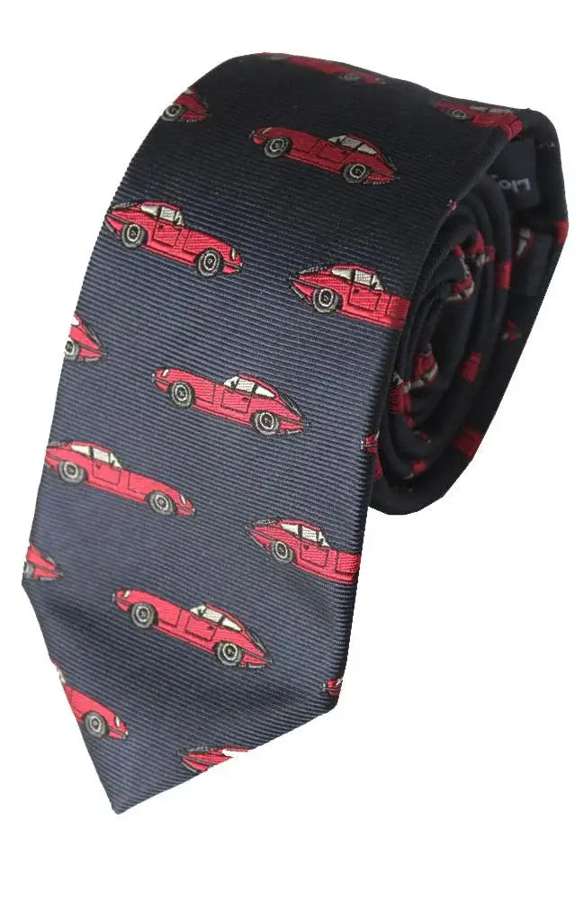 LA Smith Country & Hobby Car Silk Neckties for Men - Elegant Formal Wear for Business, Weddings & Special Occasions